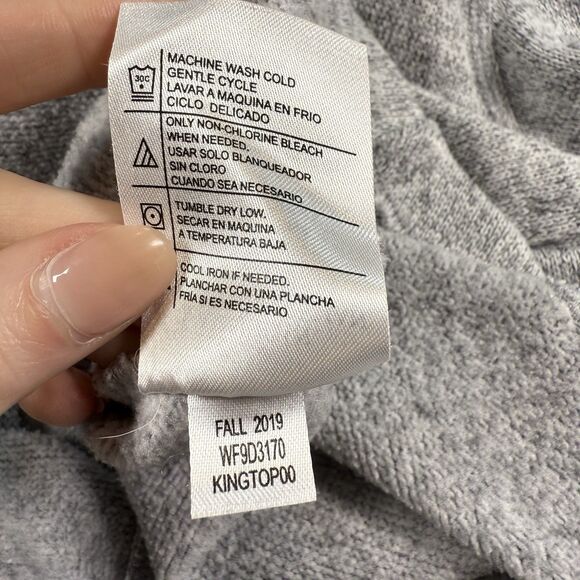 The American Outdoorsman Women's Half Zip Pullover Heather Gray Size L - Picture 7 of 7